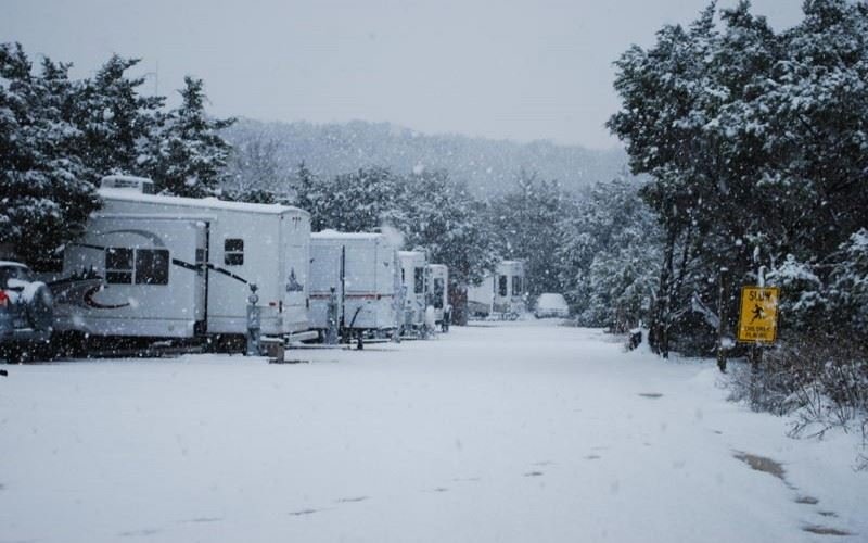 When RV at the Campsite