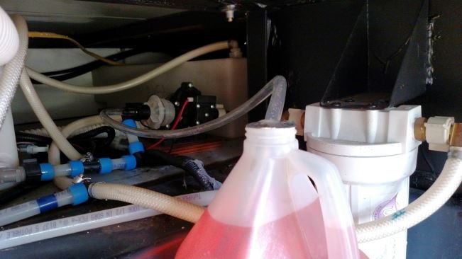 RV Winterizing the Plumbing System